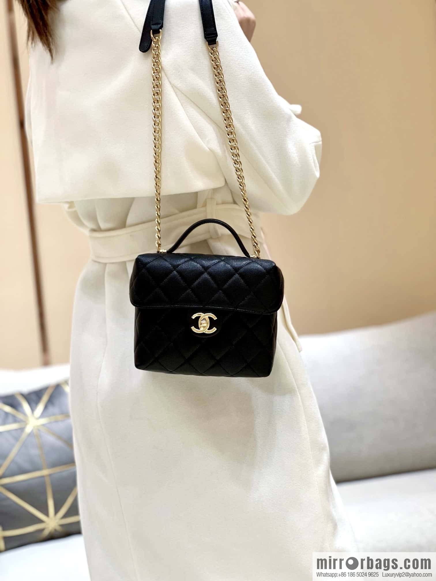 CHANEL 23C early spring vacation new vintage Vintage milk box AS3729