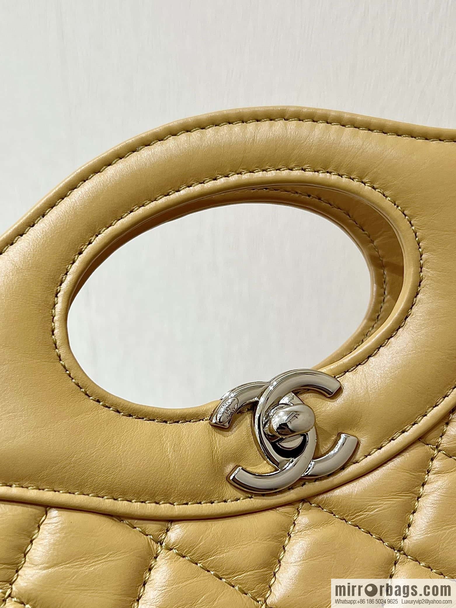 CHANEL 23A Advanced Handicraft Series 31bag mini AS4133 yellow