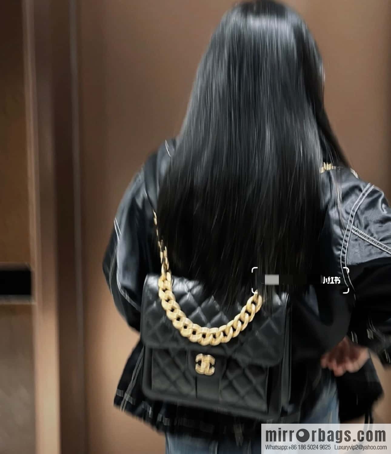 CHANEL 23S spring/summer series, double backpack AS4031