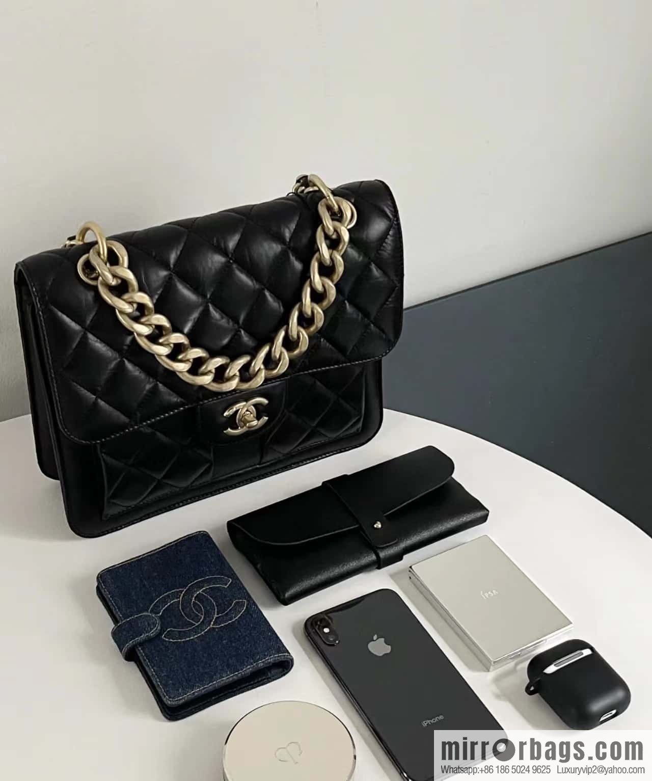 CHANEL 23S spring/summer series, double backpack AS4031