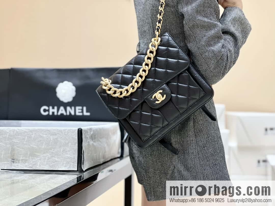 CHANEL 23S spring/summer series, double backpack AS4031