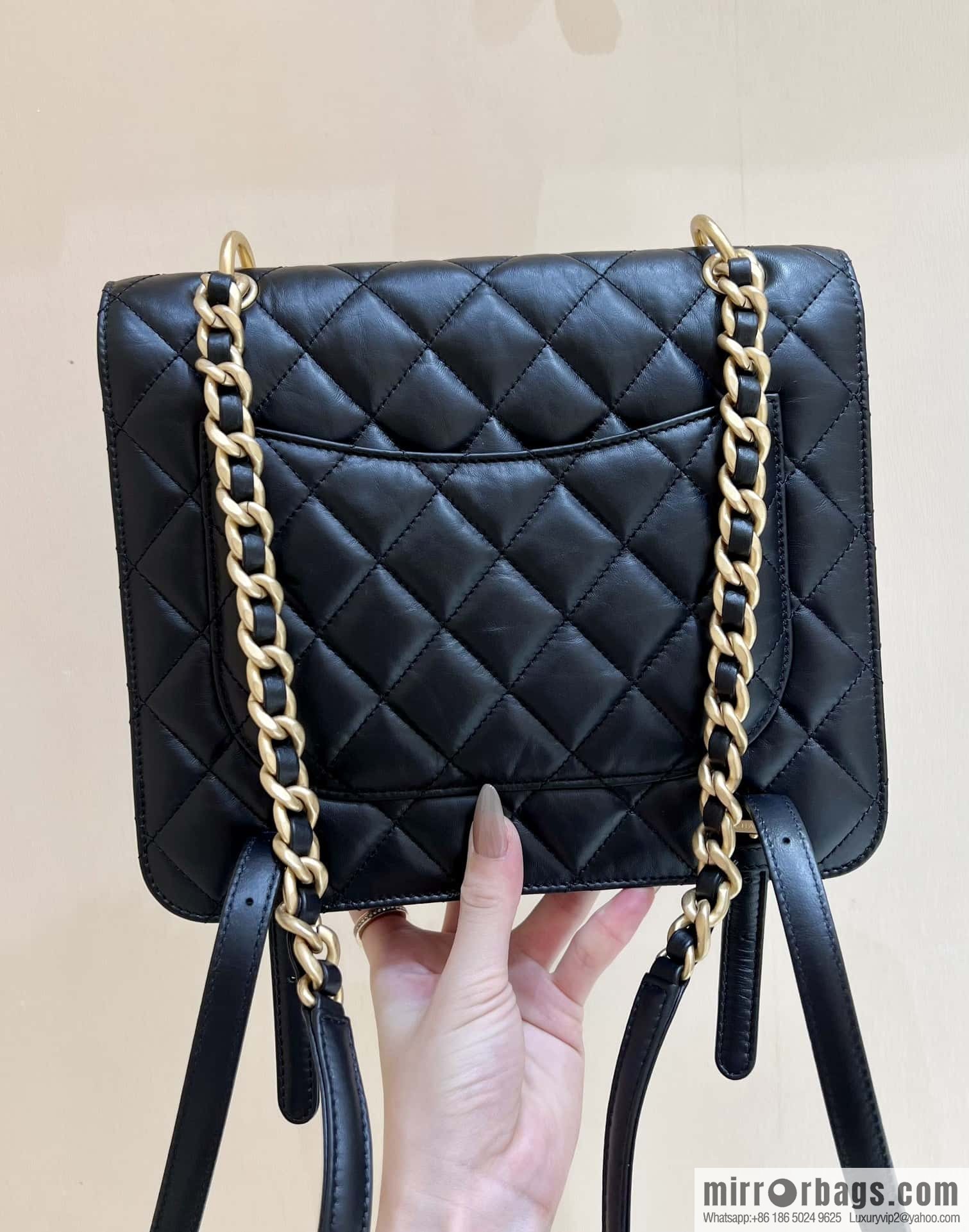 CHANEL 23S spring/summer series, double backpack AS4031