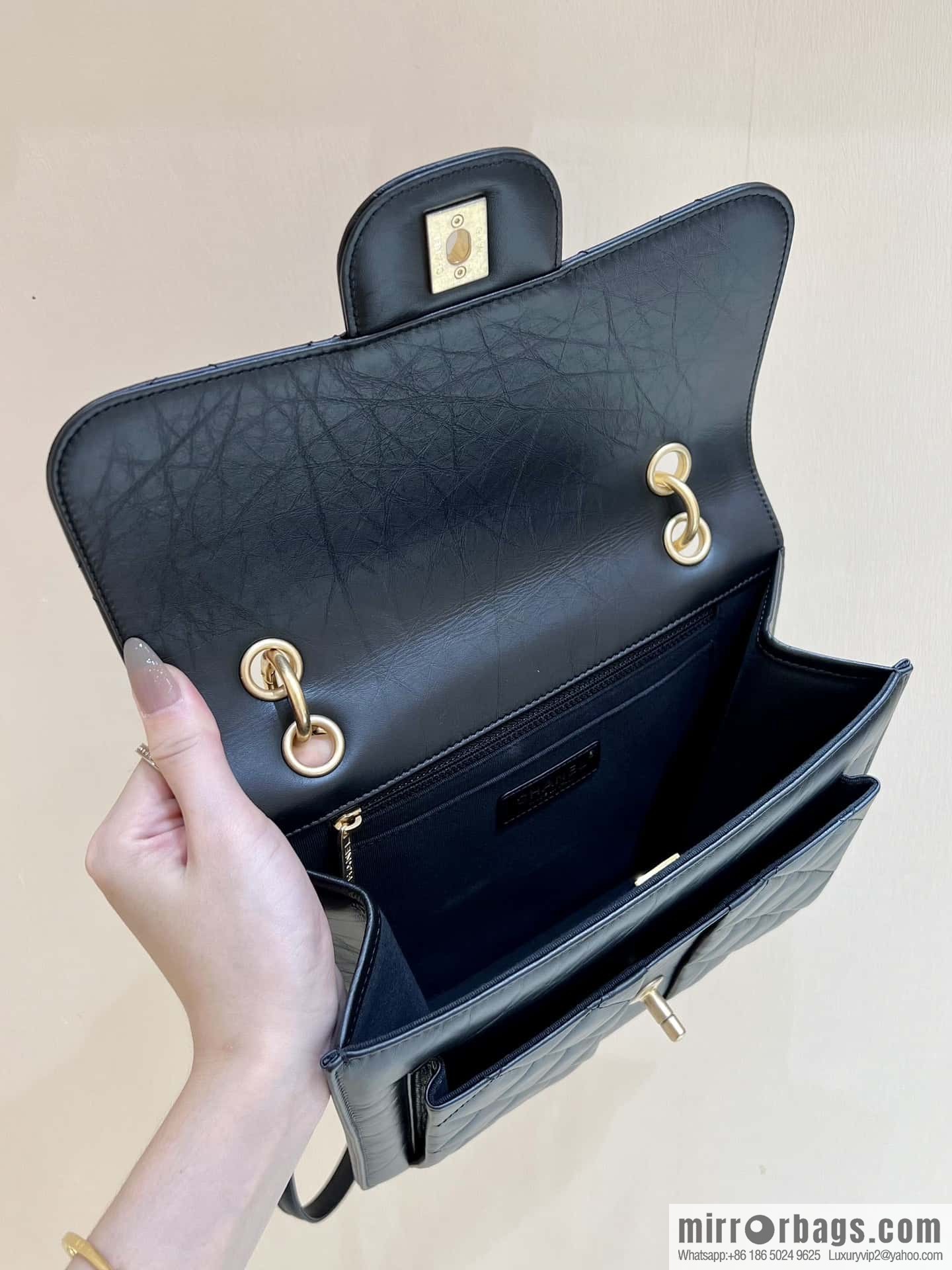 CHANEL 23S spring/summer series, double backpack AS4031