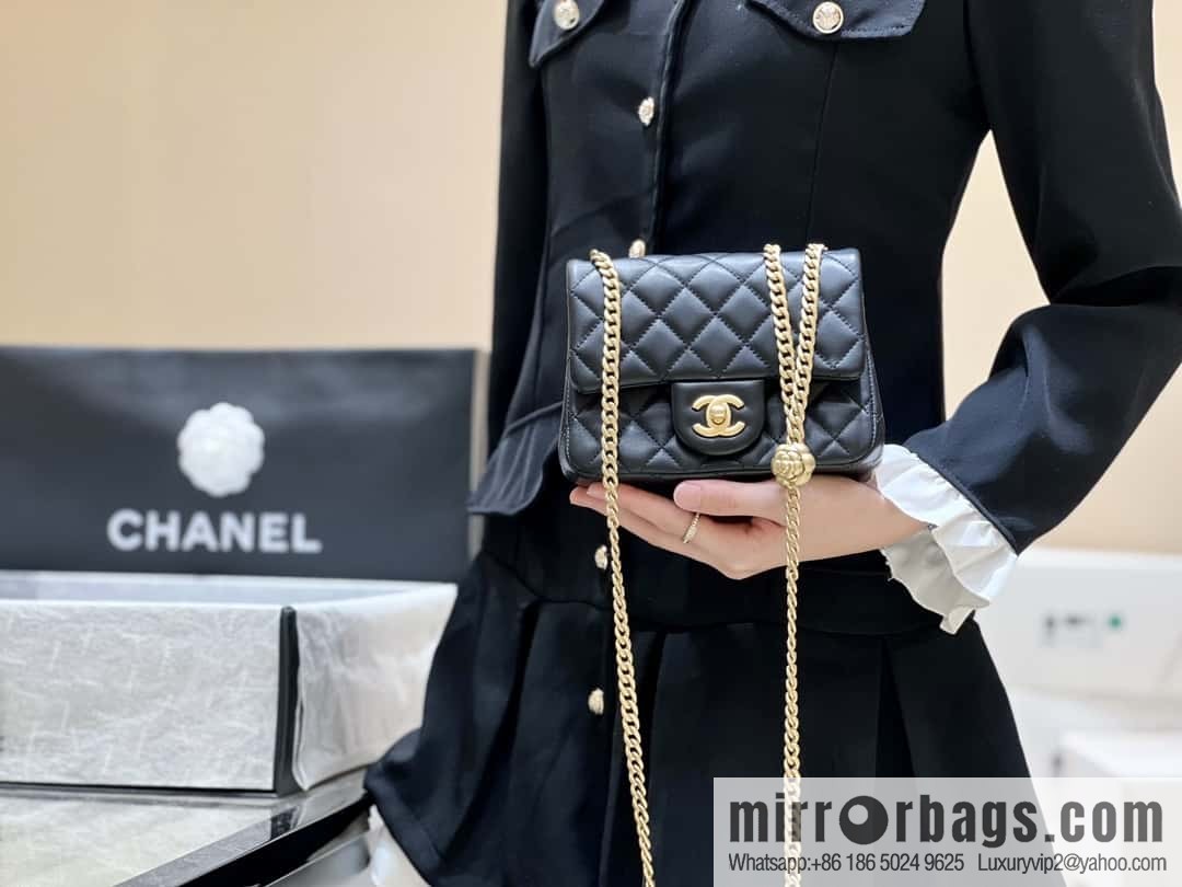 CHANEL 23S Popular Camellia Adjustment Buckle Fatty 17cm AS4040