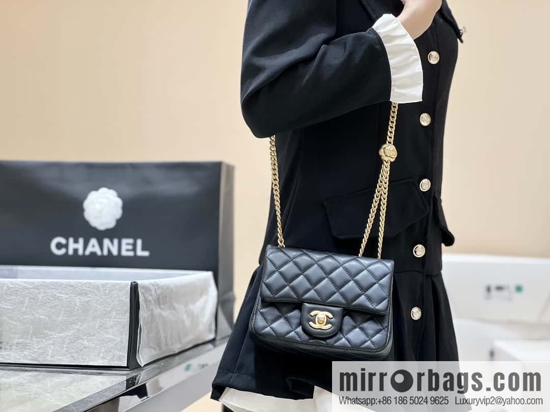 CHANEL 23S Popular Camellia Adjustment Buckle Fatty 17cm AS4040