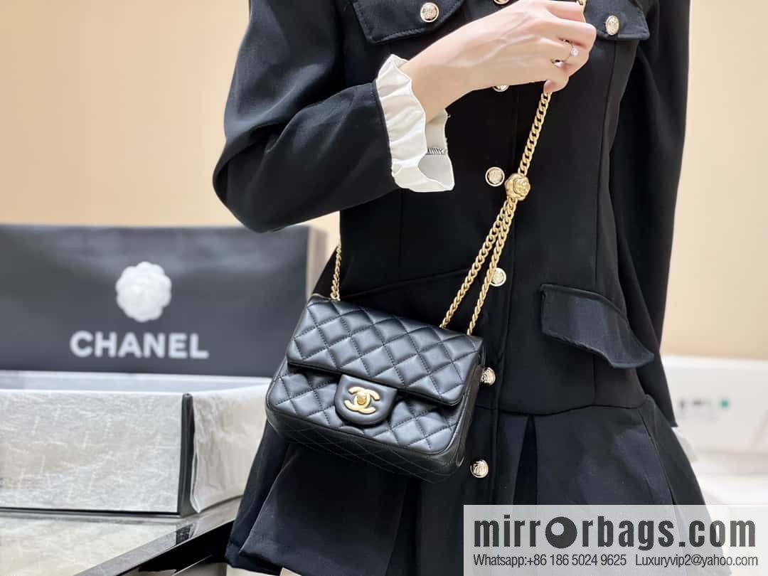 CHANEL 23S Popular Camellia Adjustment Buckle Fatty 17cm AS4040
