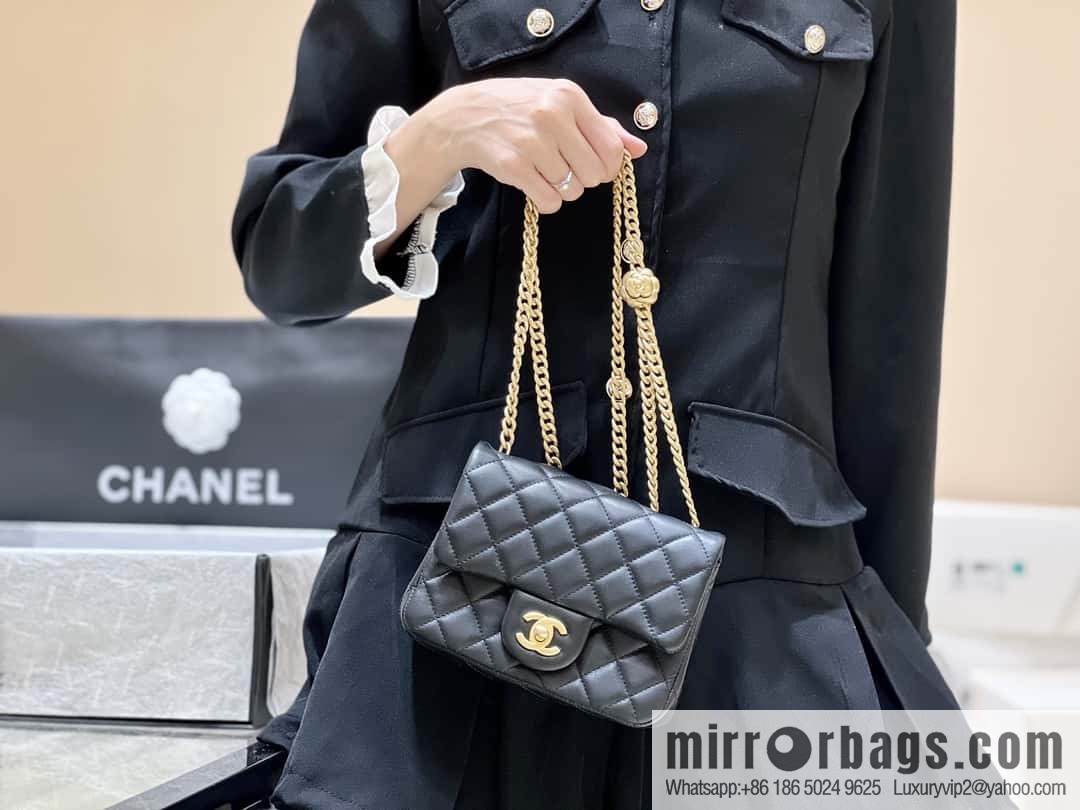 CHANEL 23S Popular Camellia Adjustment Buckle Fatty 17cm AS4040