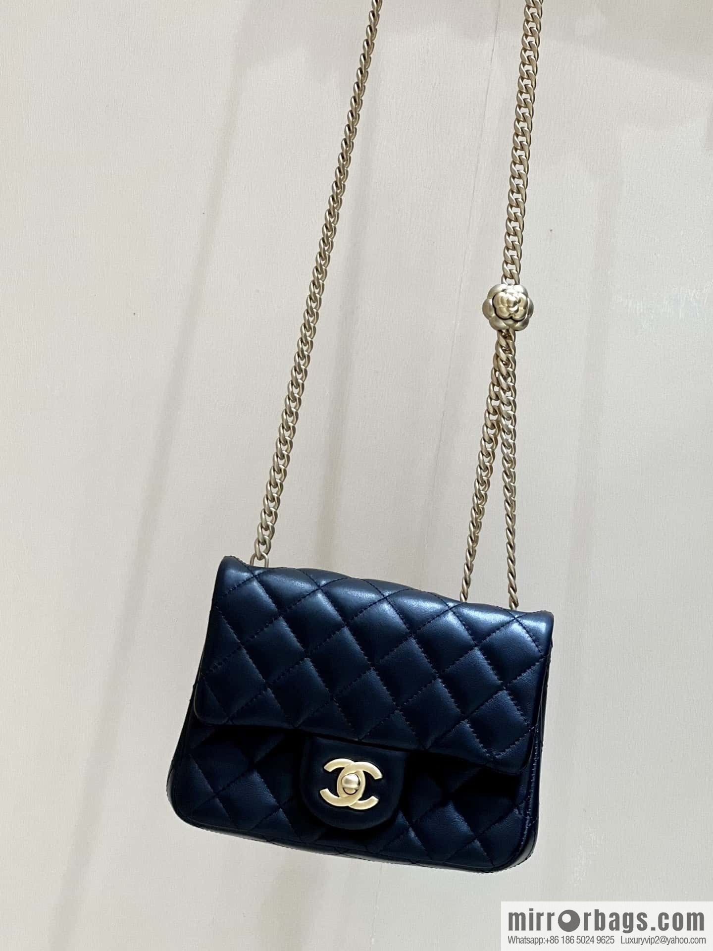 CHANEL 23S Popular Camellia Adjustment Buckle Fatty 17cm AS4040