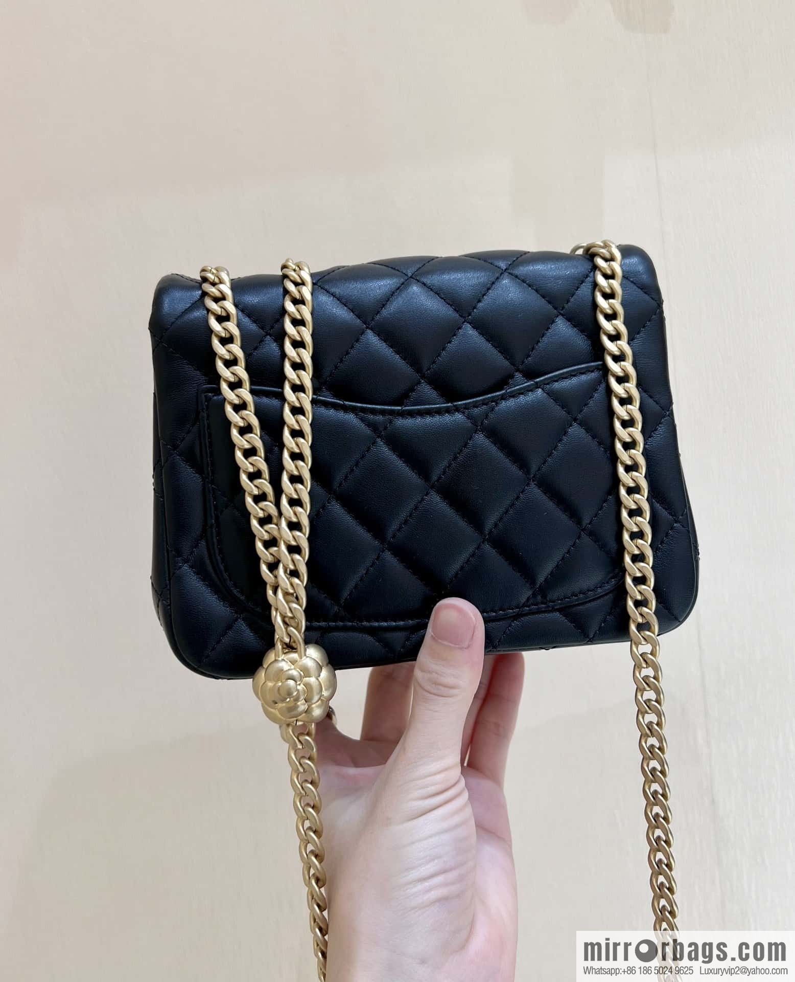 CHANEL 23S Popular Camellia Adjustment Buckle Fatty 17cm AS4040