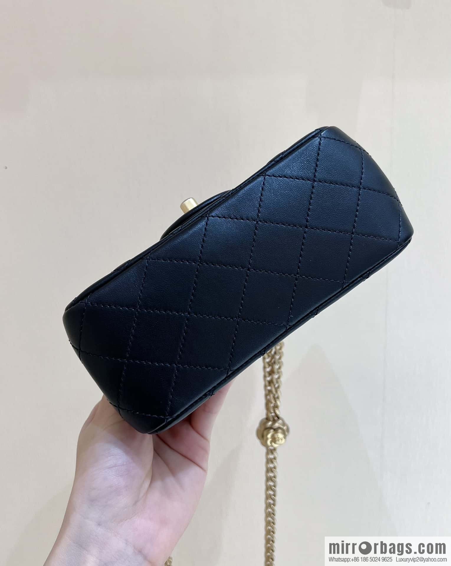 CHANEL 23S Popular Camellia Adjustment Buckle Fatty 17cm AS4040