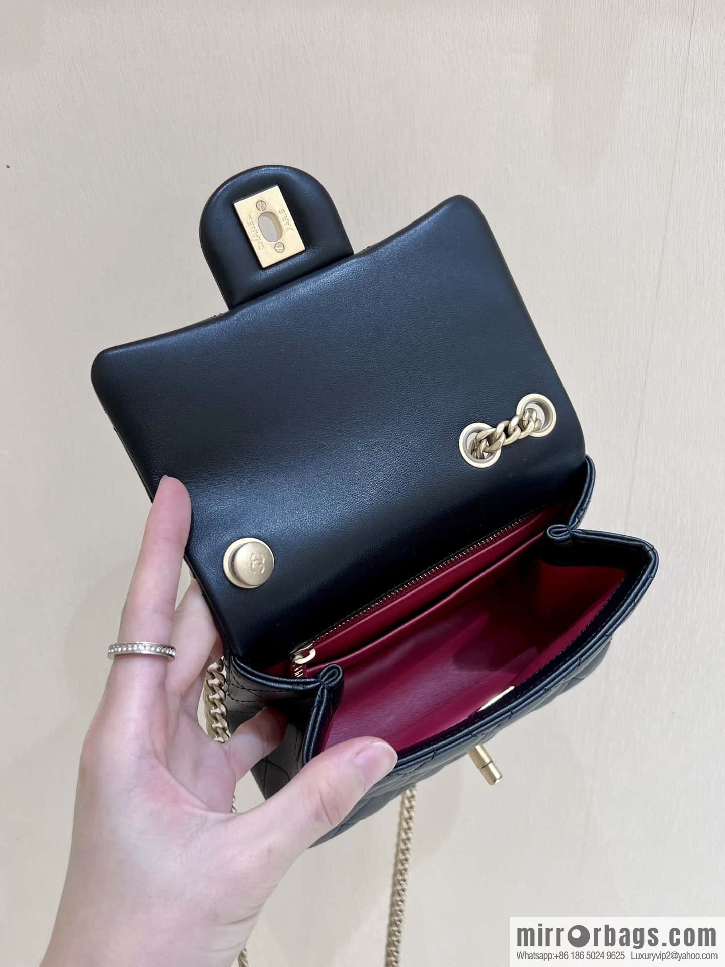 CHANEL 23S Popular Camellia Adjustment Buckle Fatty 17cm AS4040
