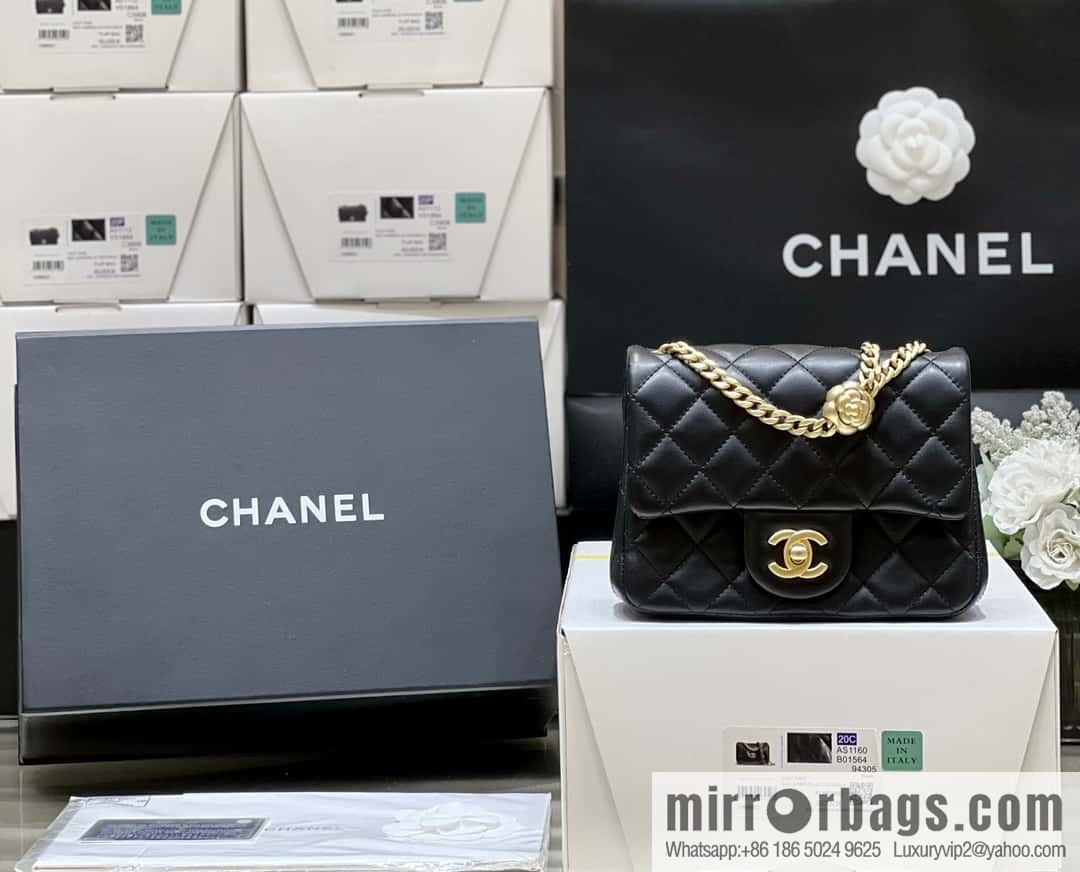 CHANEL 23S Popular Camellia Adjustment Buckle Fatty 17cm AS4040