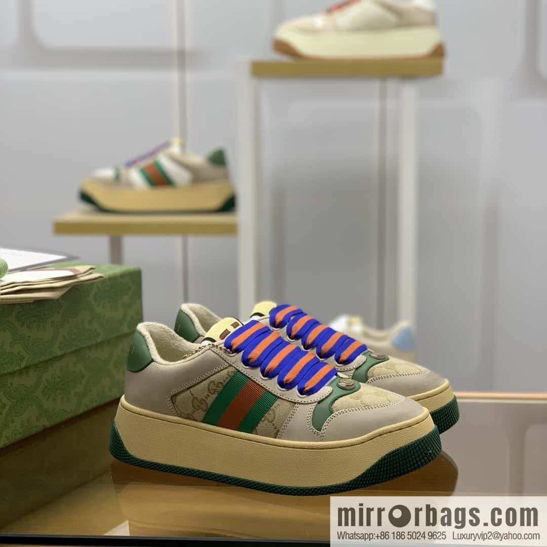 Gucci Gucci G Replica Luxury Handbag Unisex Platform Sole Small Dirty Shoes