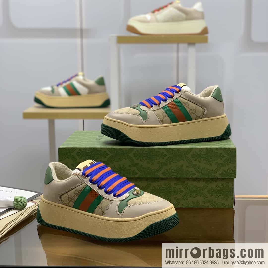 Gucci Gucci G Replica Luxury Handbag Unisex Platform Sole Small Dirty Shoes