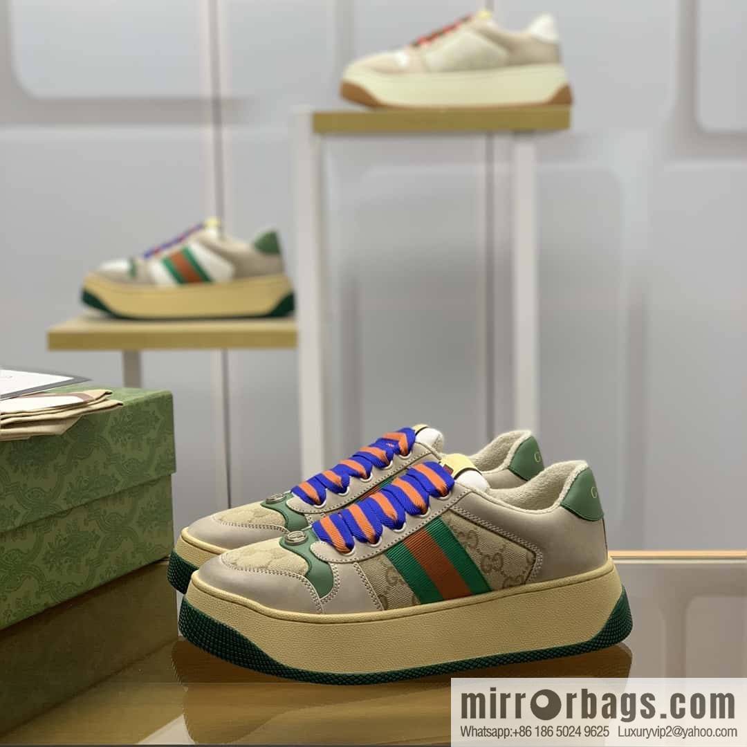 Gucci Gucci G Replica Luxury Handbag Unisex Platform Sole Small Dirty Shoes