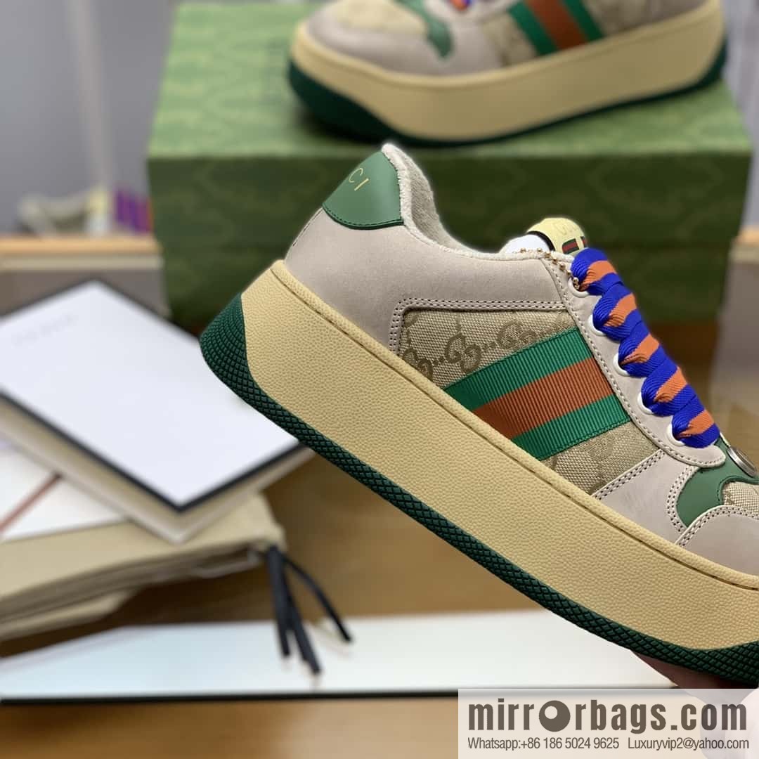 Gucci Gucci G Replica Luxury Handbag Unisex Platform Sole Small Dirty Shoes