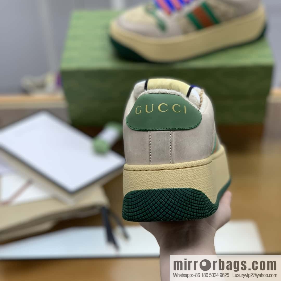 Gucci Gucci G Replica Luxury Handbag Unisex Platform Sole Small Dirty Shoes
