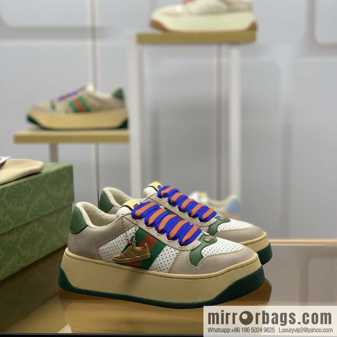 Gucci Gucci G Replica Luxury Handbag Unisex Platform Sole Small Dirty Shoes