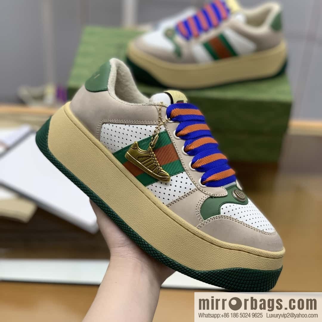 Gucci Gucci G Replica Luxury Handbag Unisex Platform Sole Small Dirty Shoes