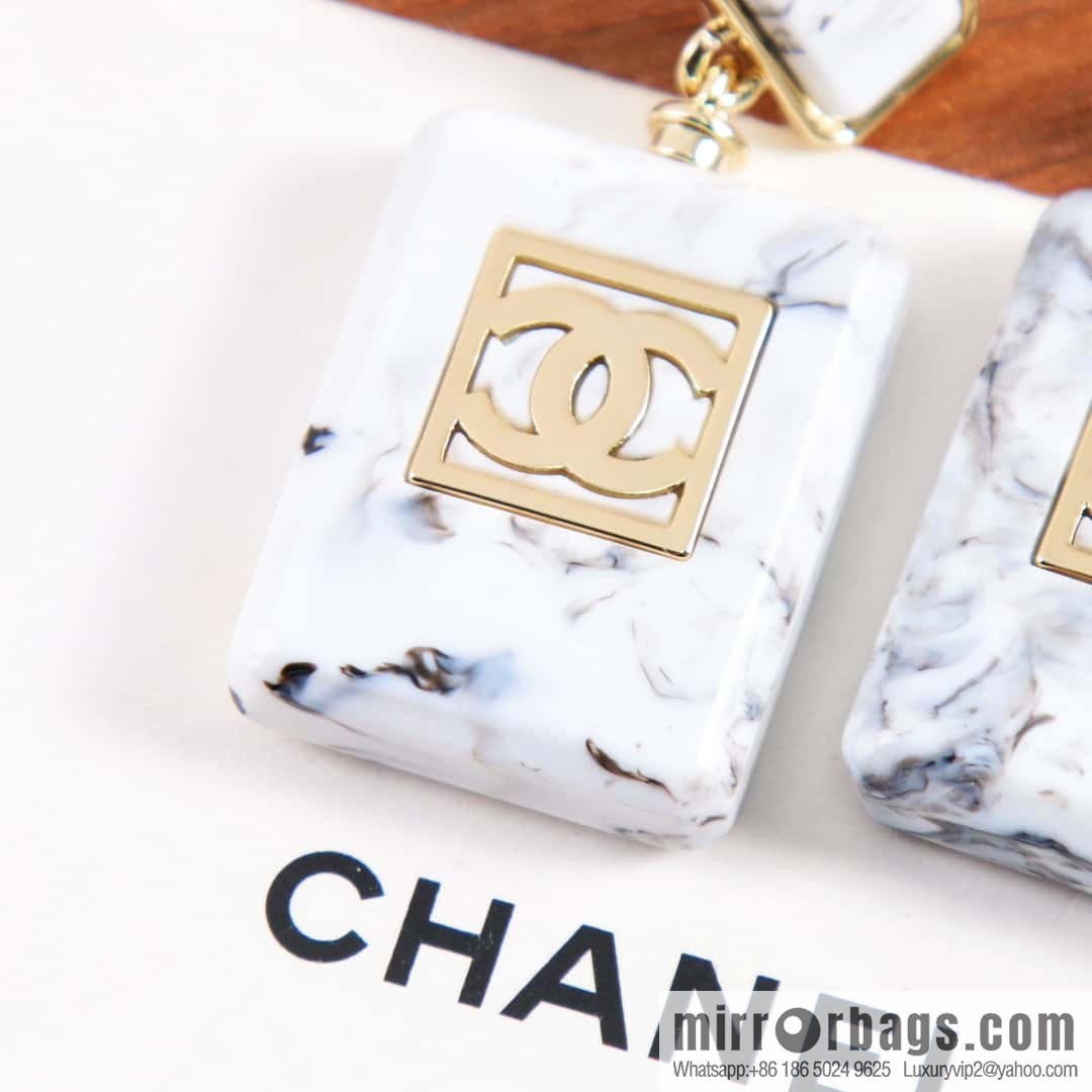 New ☑️ Chanel C2 double c perfume bottle stud earrings