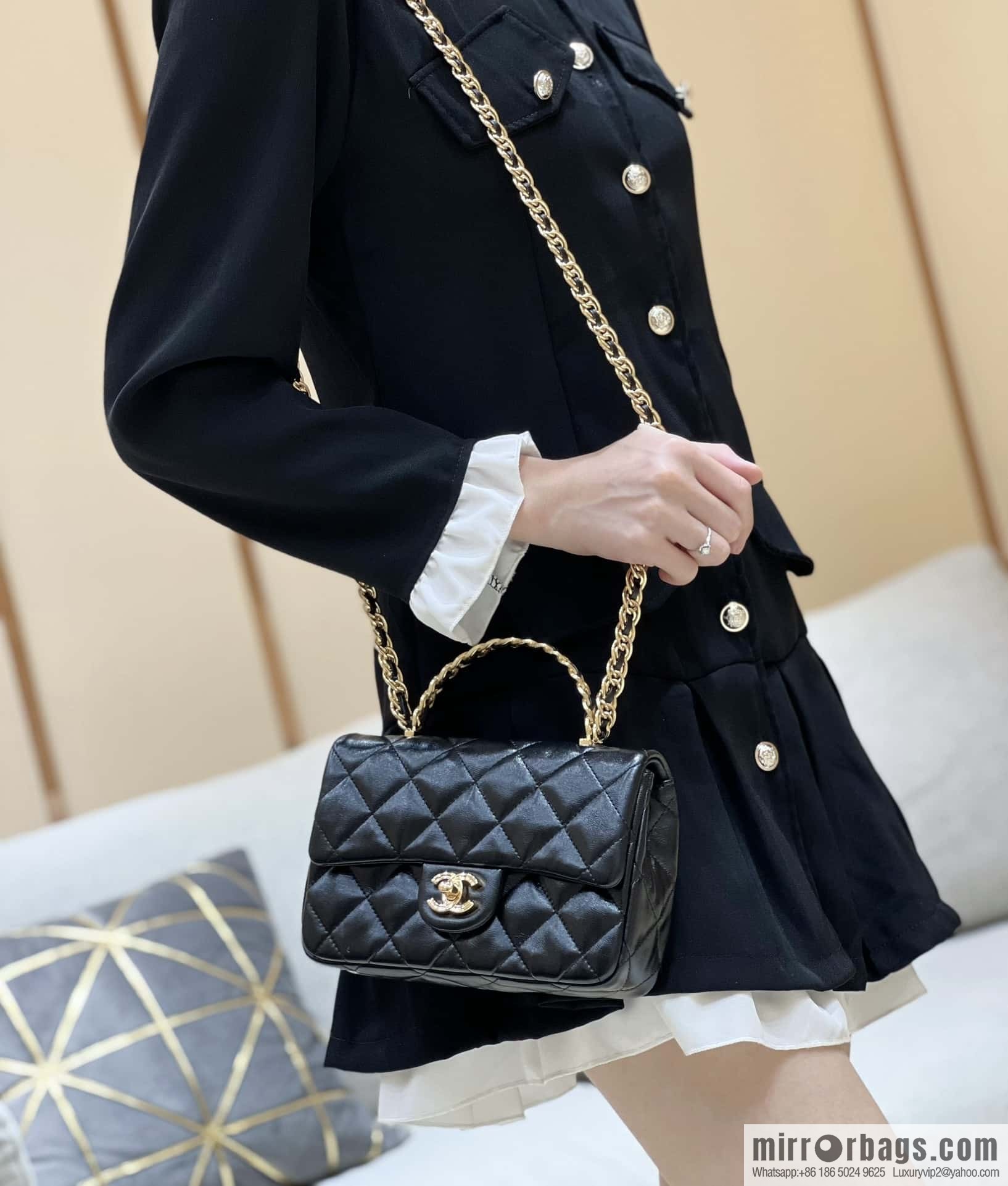 CHANEL 23S spring and summer series CF handle mini AS4023