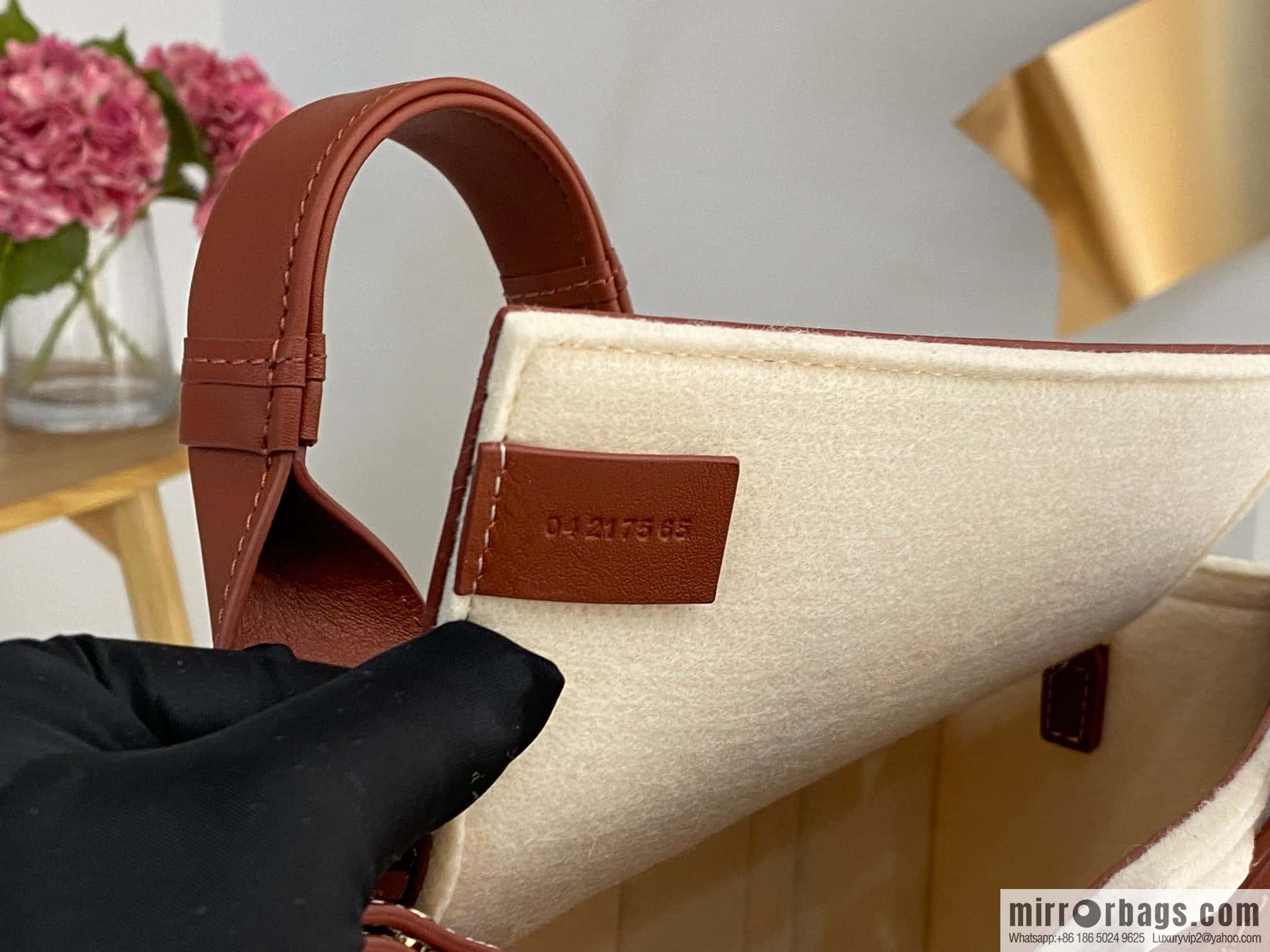 Chloe new felt woody 🐑 with leather, small 26.5CM.