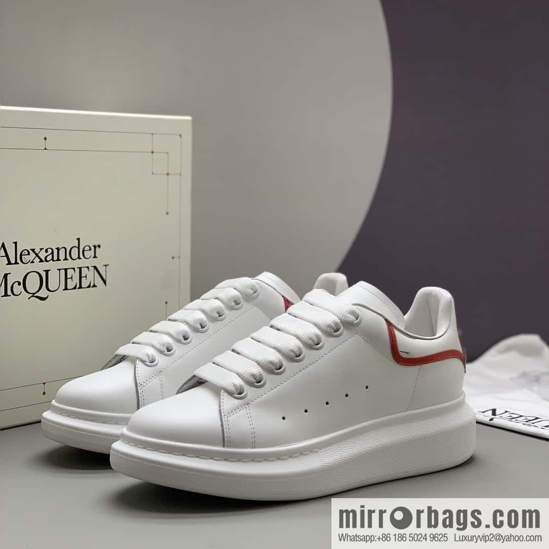Alexander McQueen mirror red-edged tail sneakers