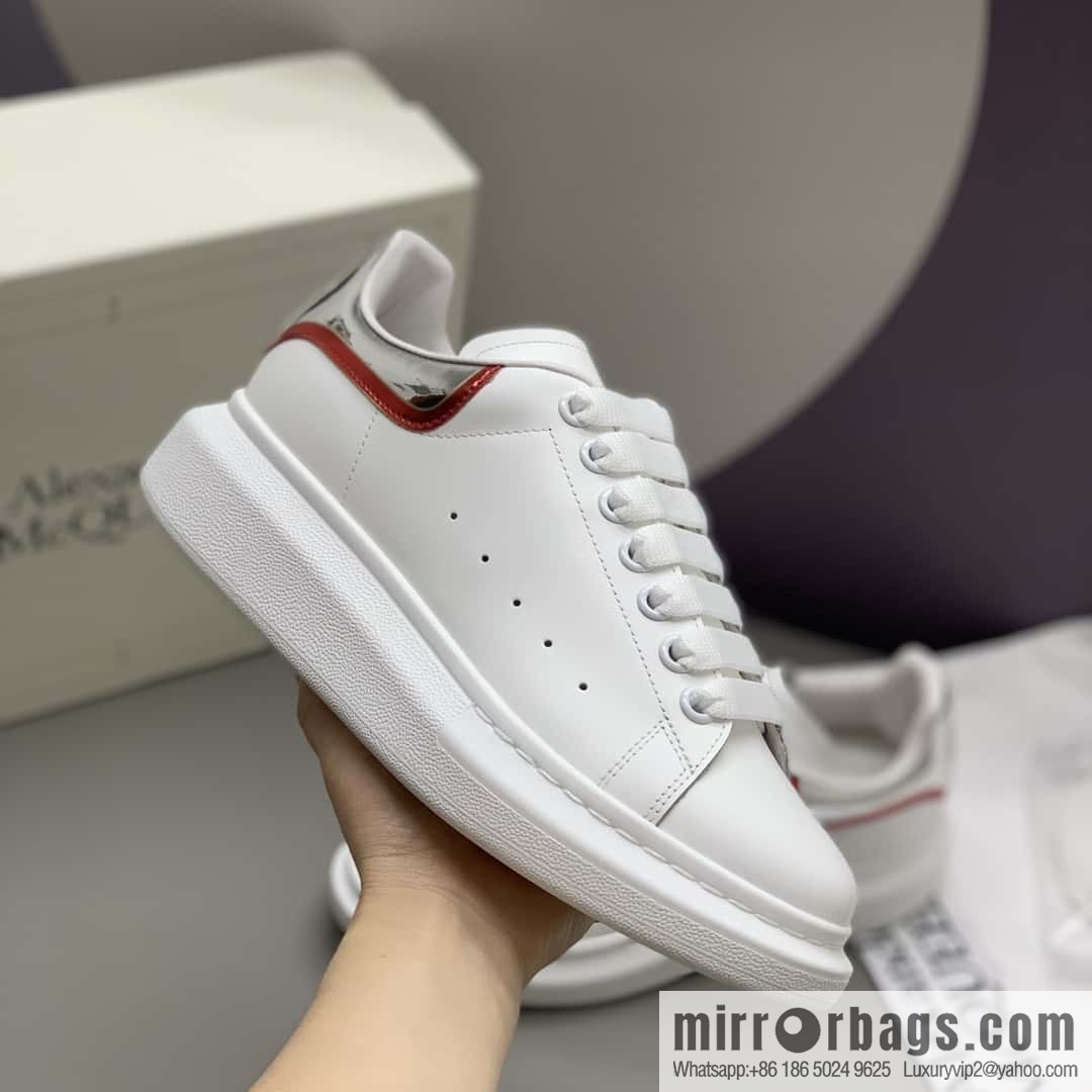 Alexander McQueen mirror red-edged tail sneakers