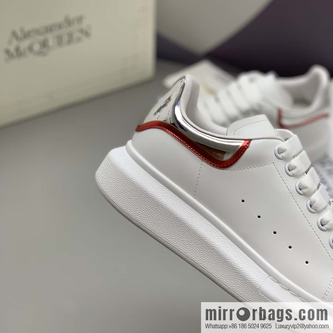 Alexander McQueen mirror red-edged tail sneakers