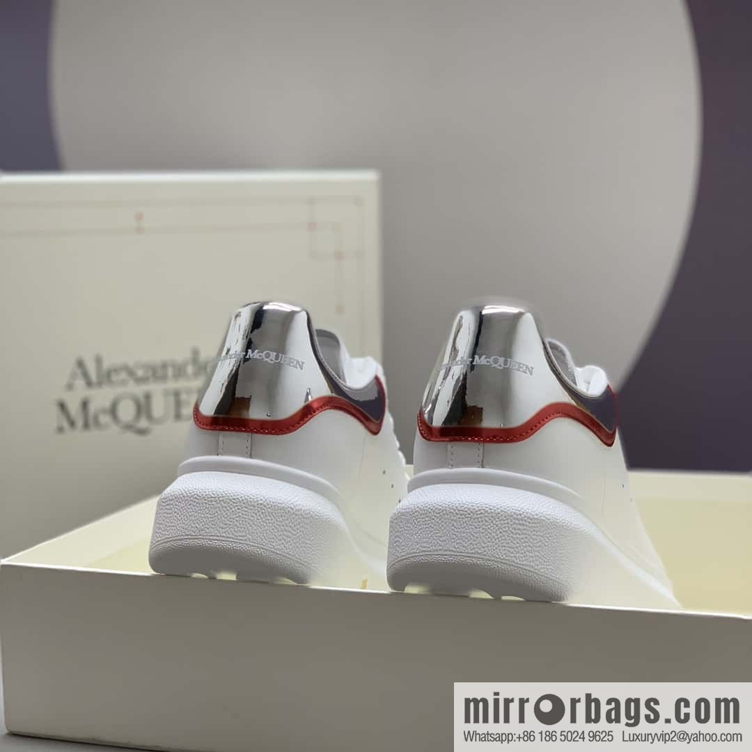 Alexander McQueen mirror red-edged tail sneakers
