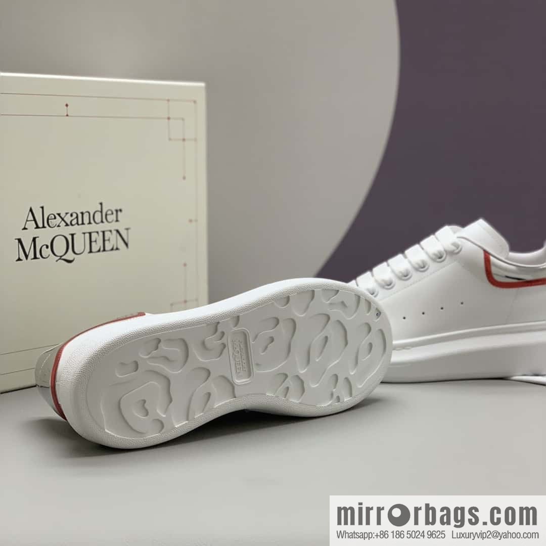 Alexander McQueen mirror red-edged tail sneakers