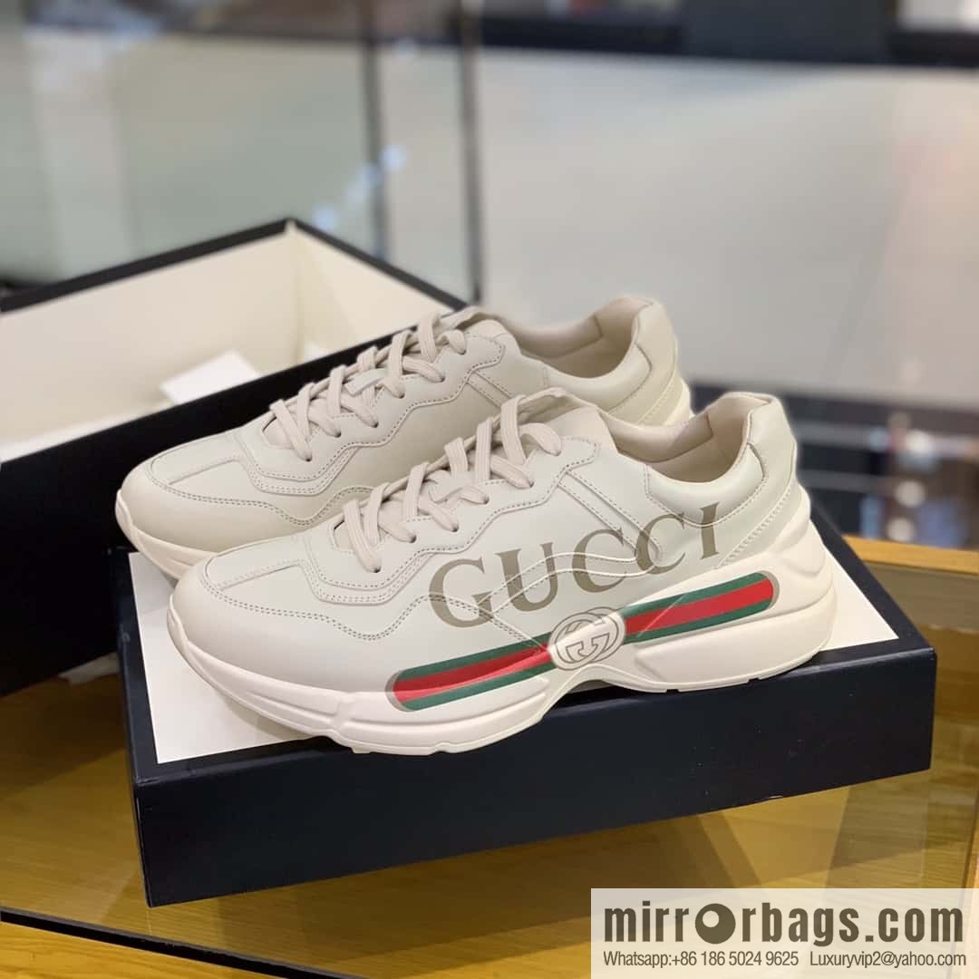 GUCCI Logo printed Vintage Unisex Vintage sneakers