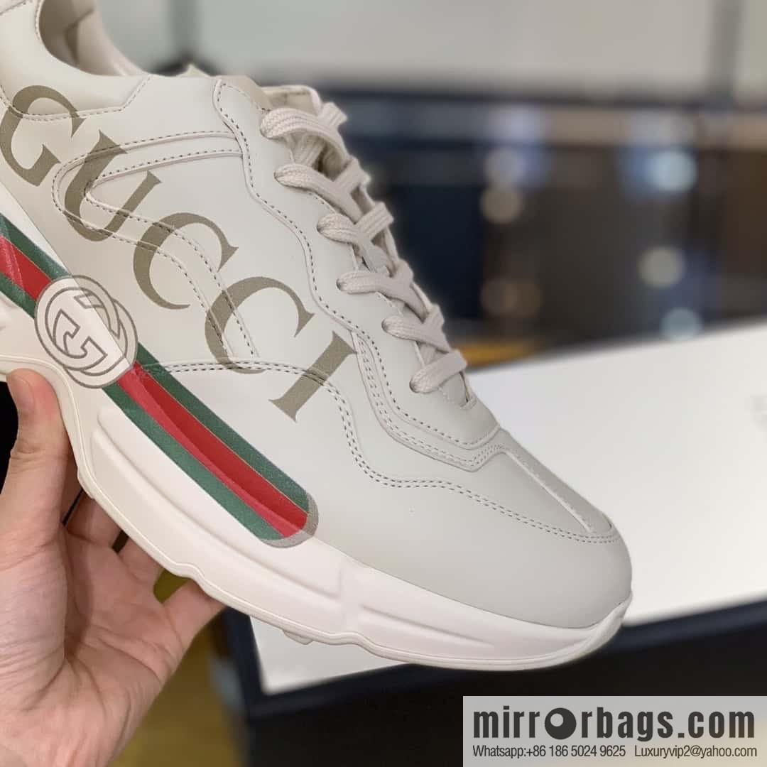 GUCCI Logo printed Vintage Unisex Vintage sneakers
