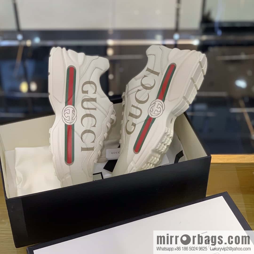 GUCCI Logo printed Vintage Unisex Vintage sneakers