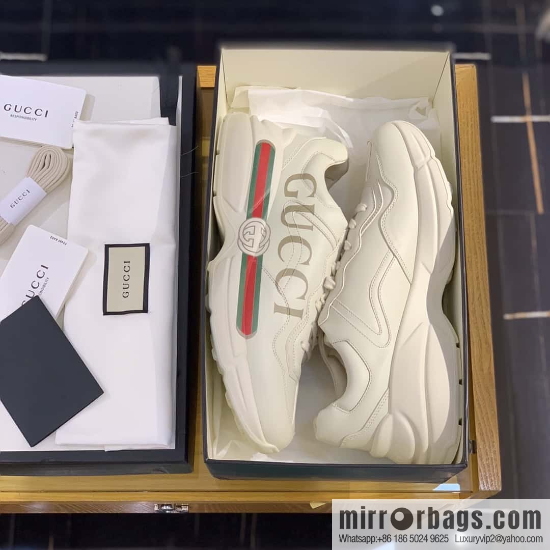 GUCCI Logo printed Vintage Unisex Vintage sneakers