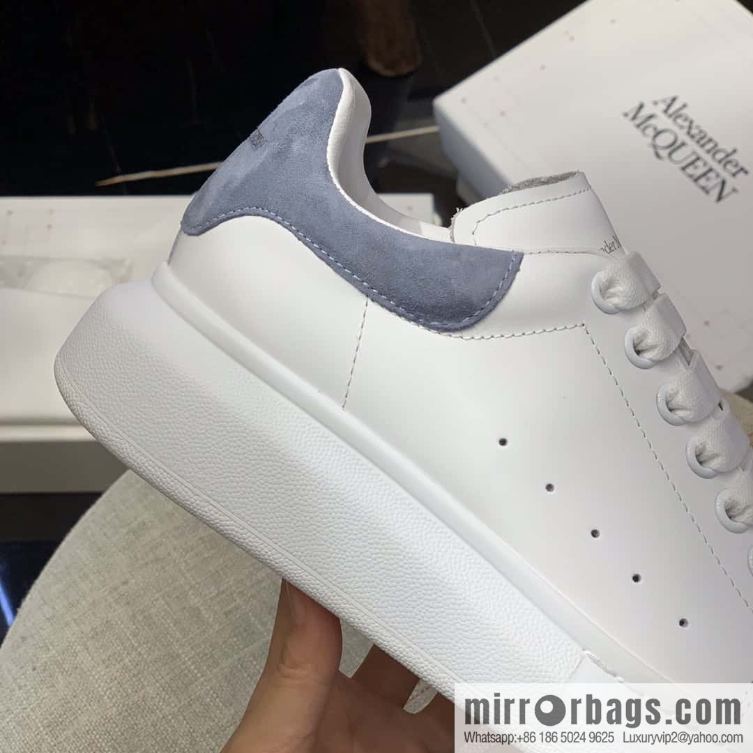Alexander McQueen Alexander McQueen Fog Blue Fleece Tail Unisex same sneakers