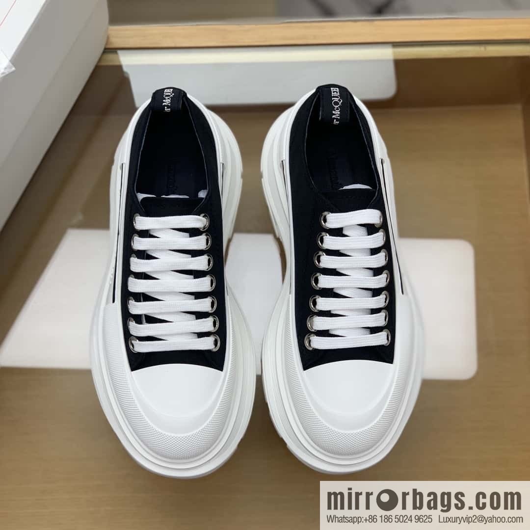 Alexander McQueen Early Spring His & Hers platform muffin shoes