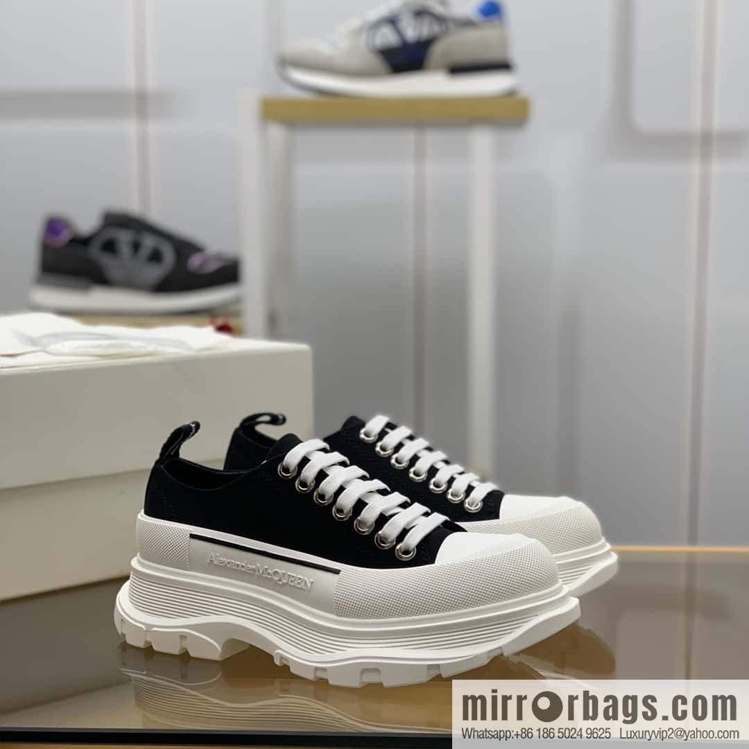 Alexander McQueen Early Spring His & Hers platform muffin shoes