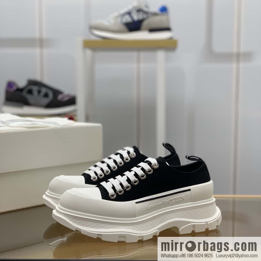 Alexander McQueen Early Spring His & Hers platform muffin shoes