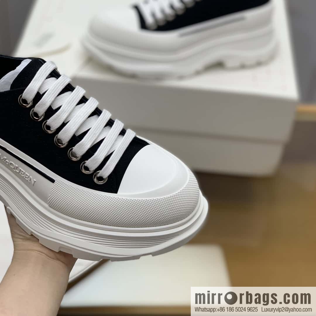 Alexander McQueen Early Spring His & Hers platform muffin shoes