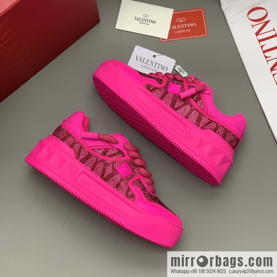 Valentino VLTN screen printed logo, women's low-top casual sneakers