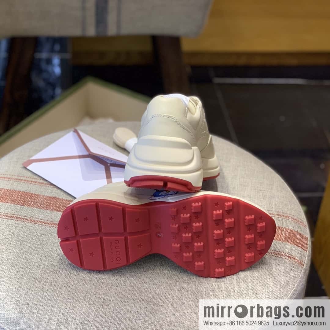 GUCCI robot cat animation image, Doraemon sticker Unisex Vintage sneakers
