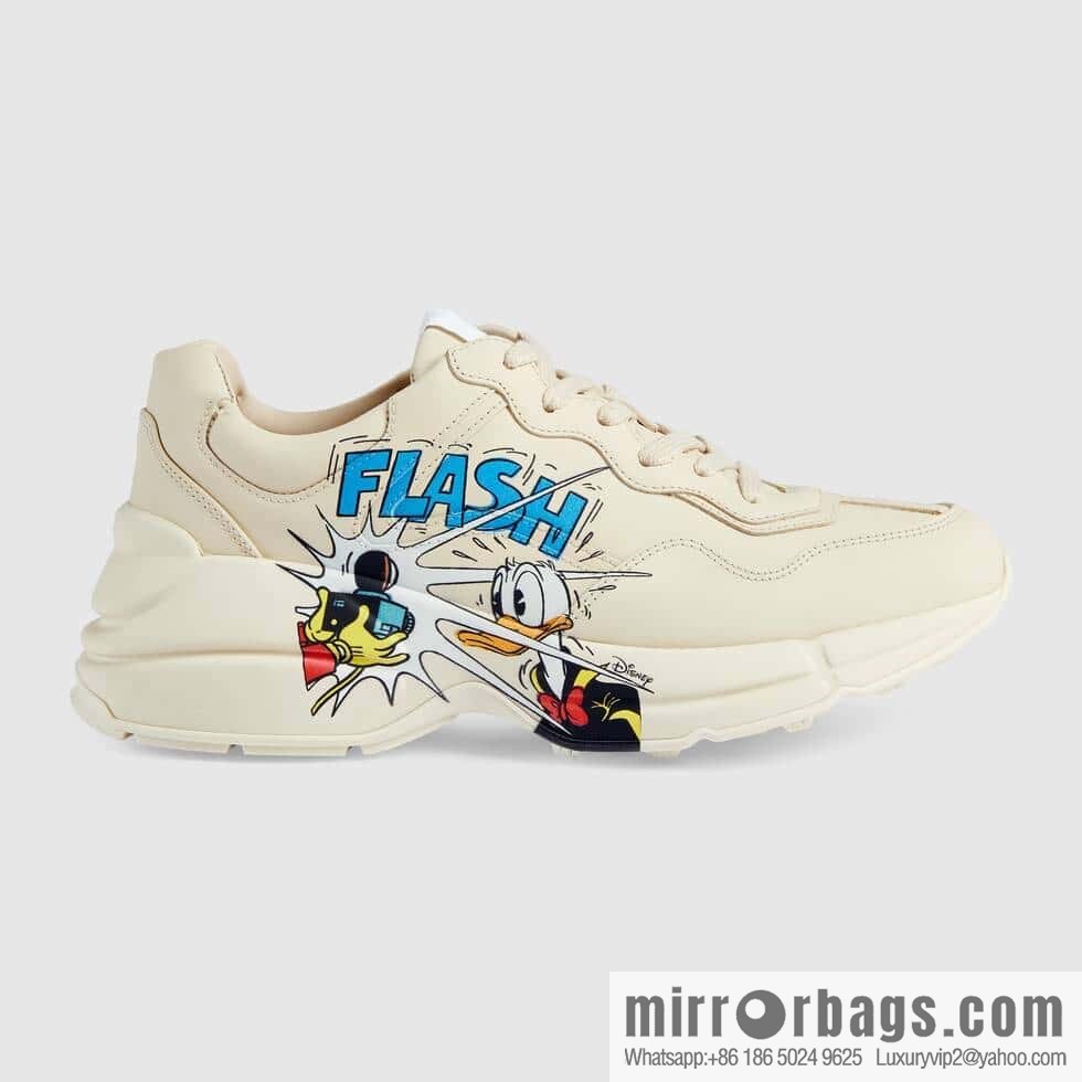 GUCCI Donald Duck printed decoration Unisex new dad shoes