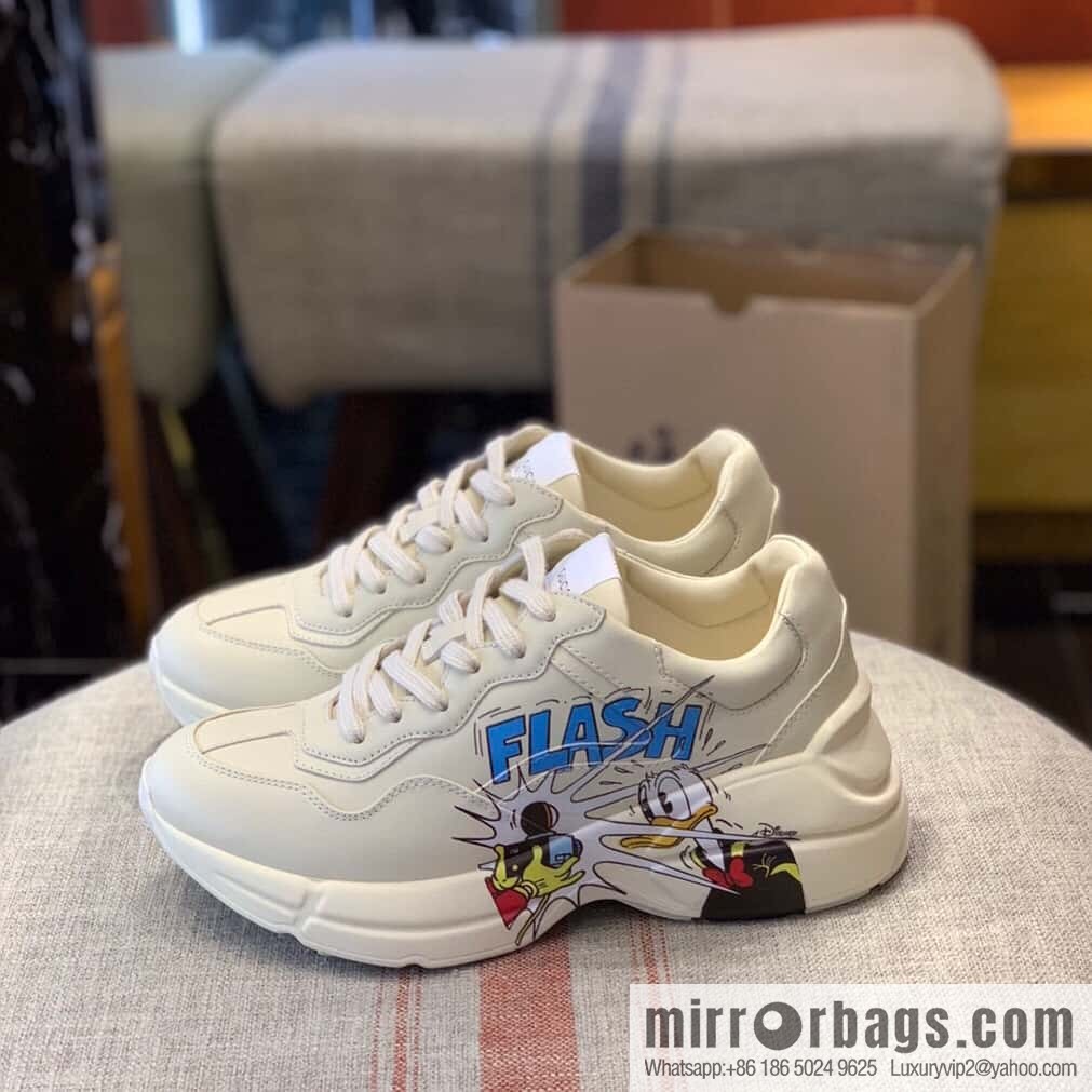 GUCCI Donald Duck printed decoration Unisex new dad shoes