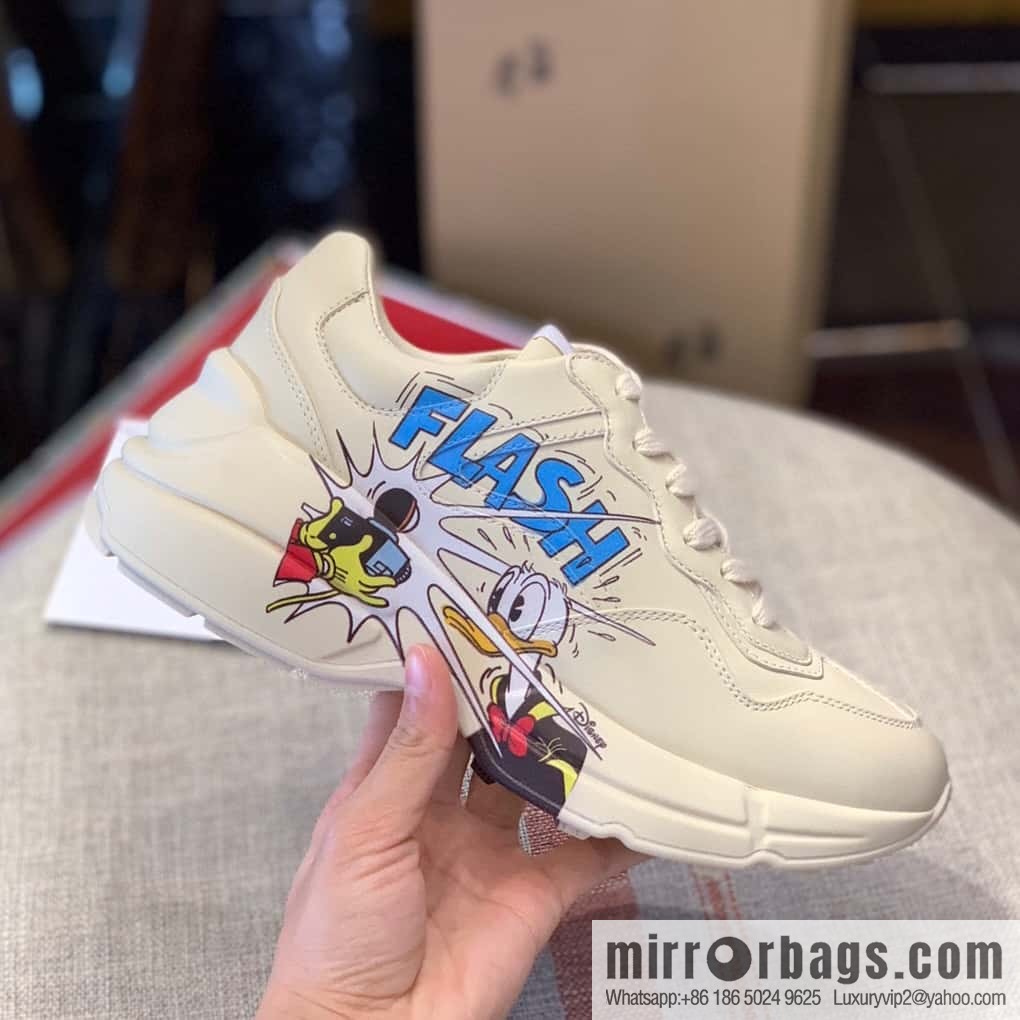 GUCCI Donald Duck printed decoration Unisex new dad shoes