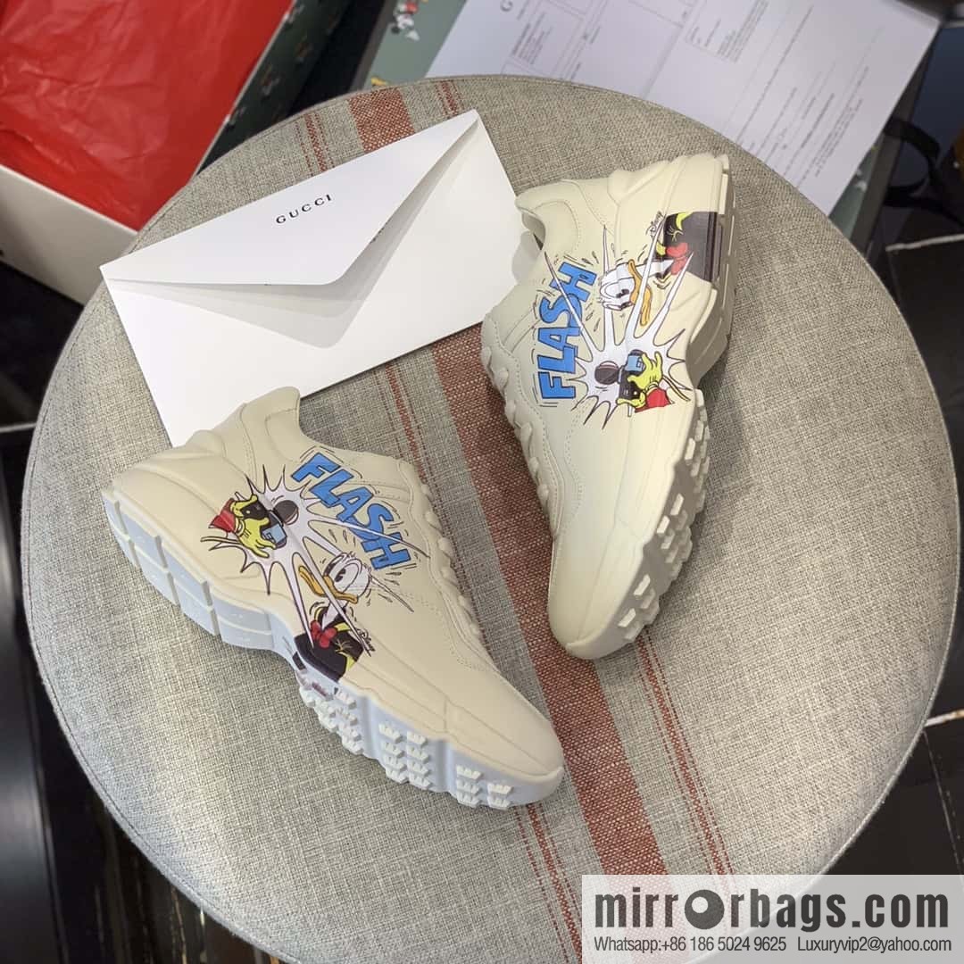 GUCCI Donald Duck printed decoration Unisex new dad shoes