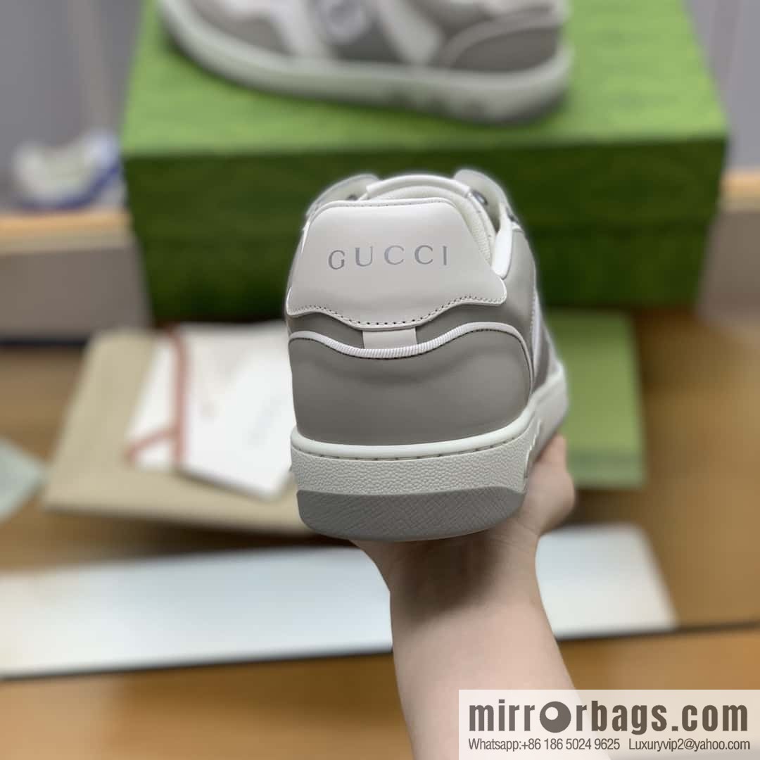 GUCCI Side trim Classic double G design, men's casual shoes