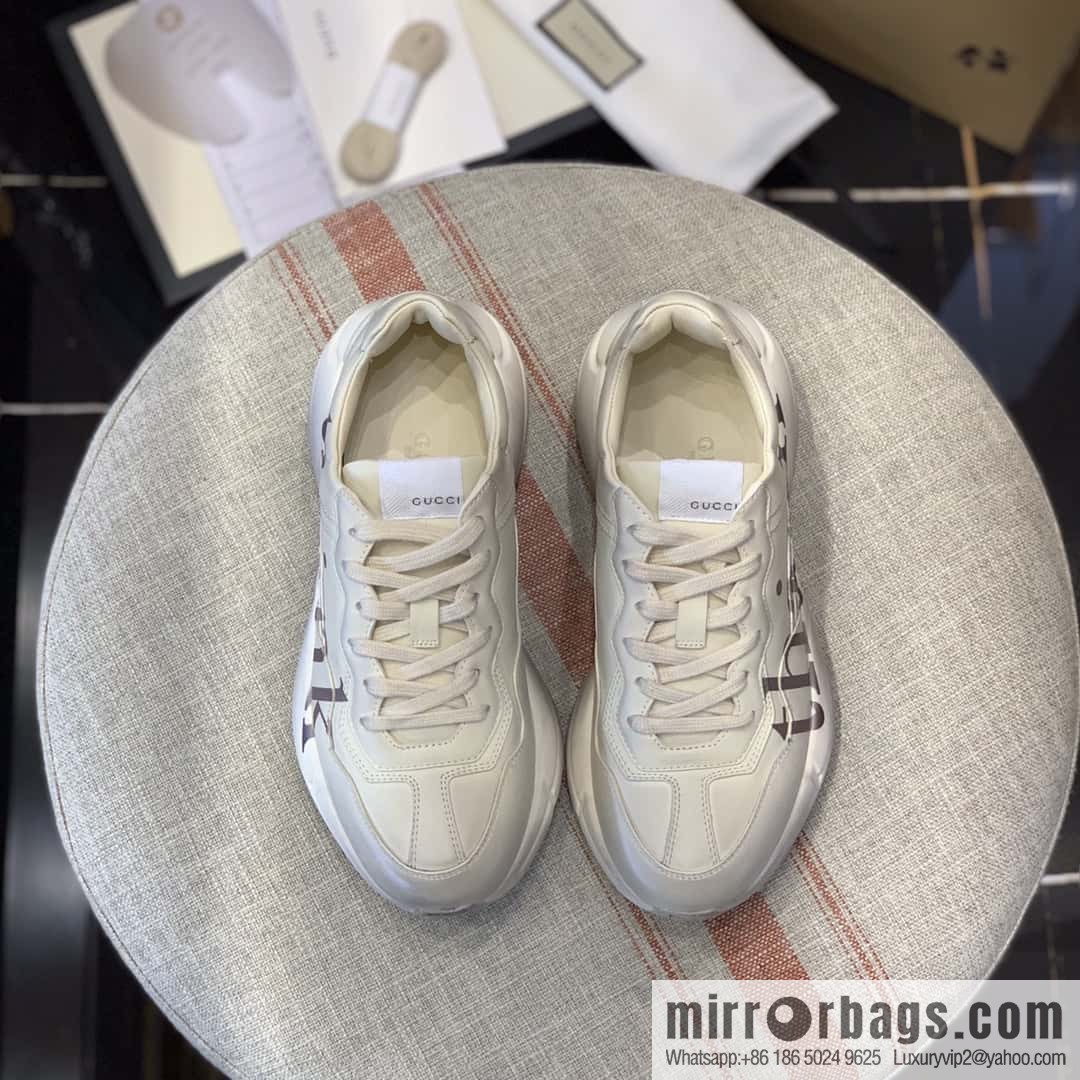GUCCI Logo printed Vintage Unisex Vintage sneakers
