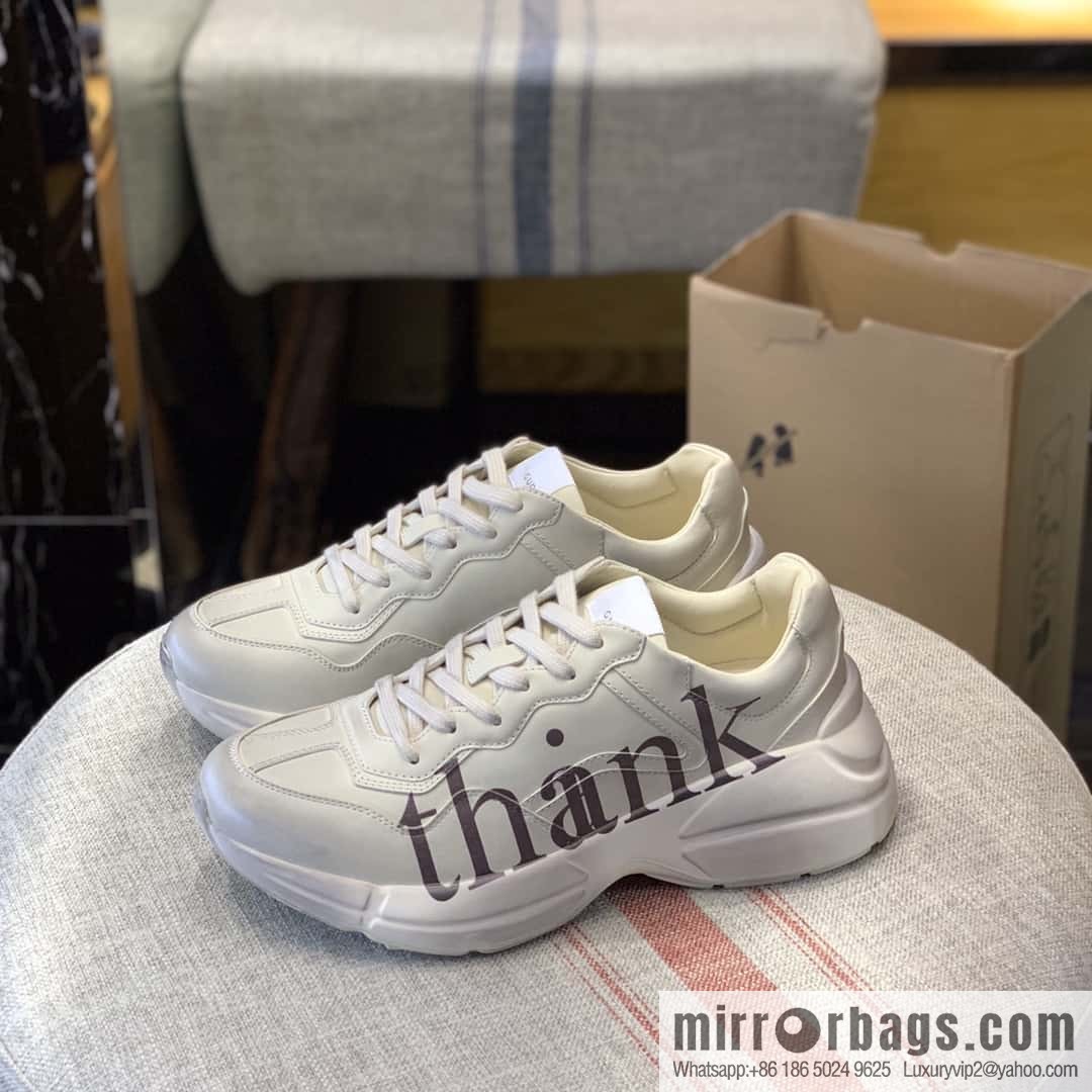 GUCCI Logo printed Vintage Unisex Vintage sneakers