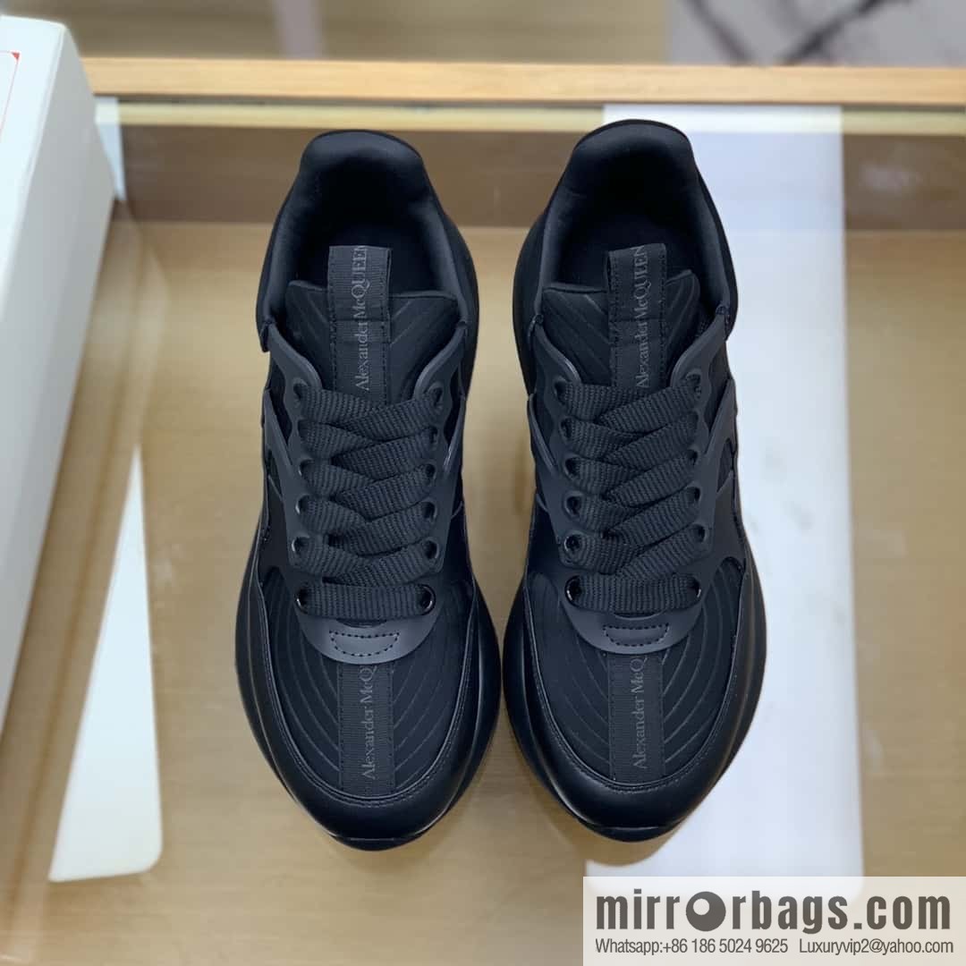 Alexander McQueen Napa leather (fabric) and rubber upholstery His & Hers sneakers